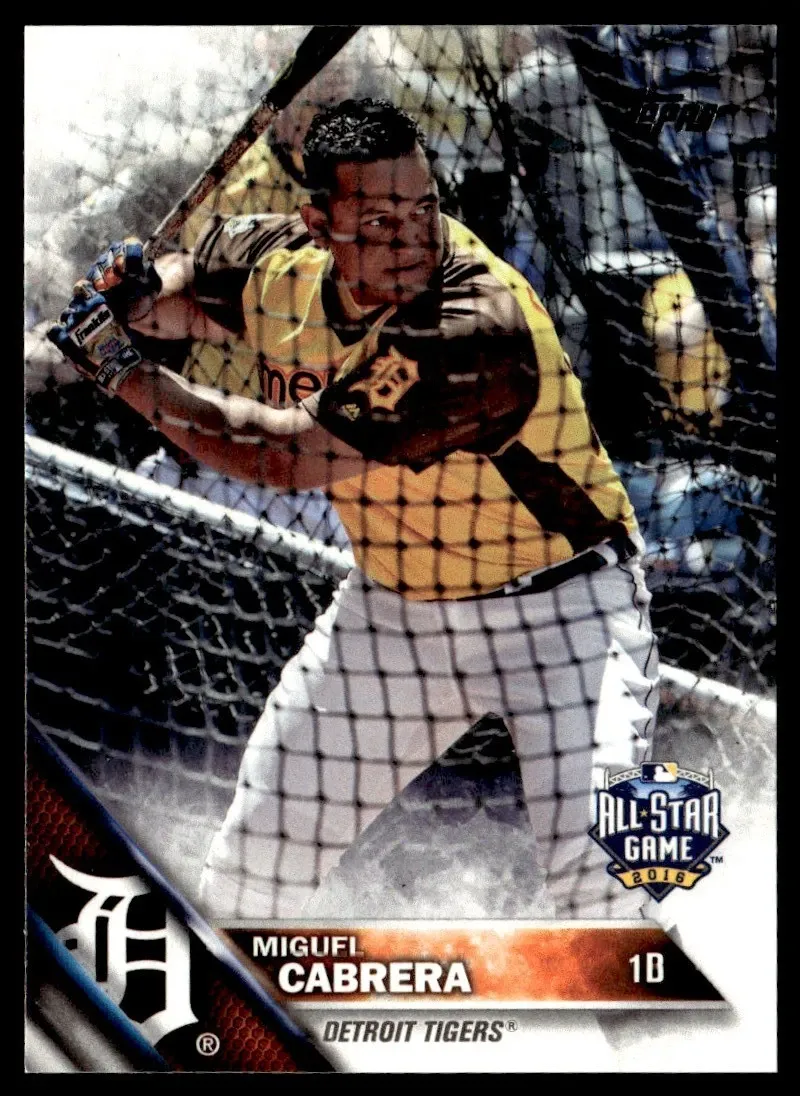 Topps Panini Card Tarjeta Cromo Barajita Miguel Cabrera Topps 2016 All-star Game