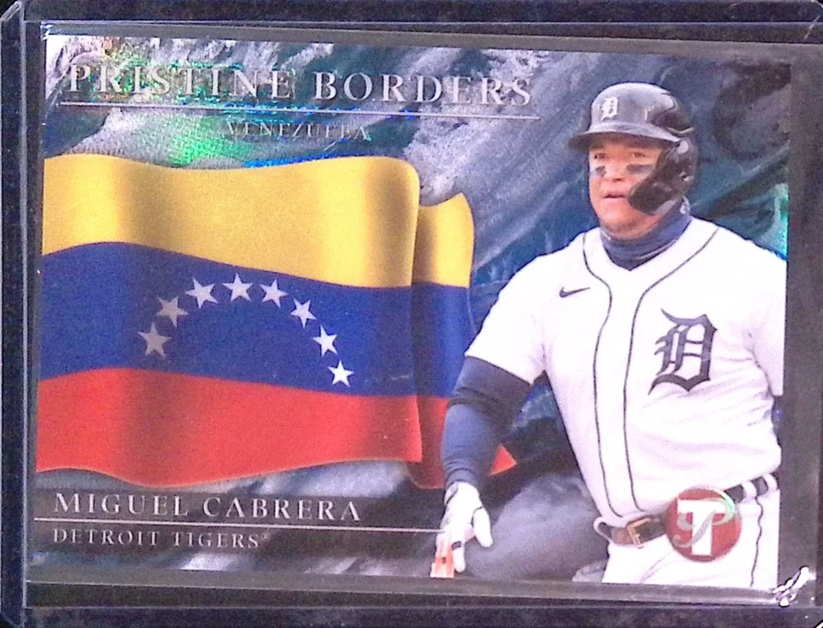 Topps Panini Card Tarjeta Cromo Barajita Miguel Cabrera Topps 2022 Pristine Borders Venezuela