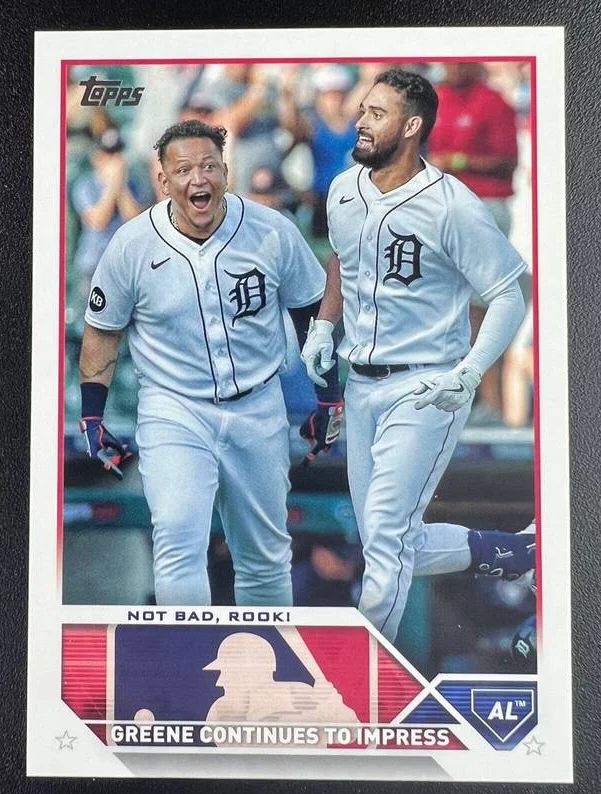 Topps Panini Card Tarjeta Cromo Barajita Miguel Cabrera Topps Series 1 2023 not a bad look