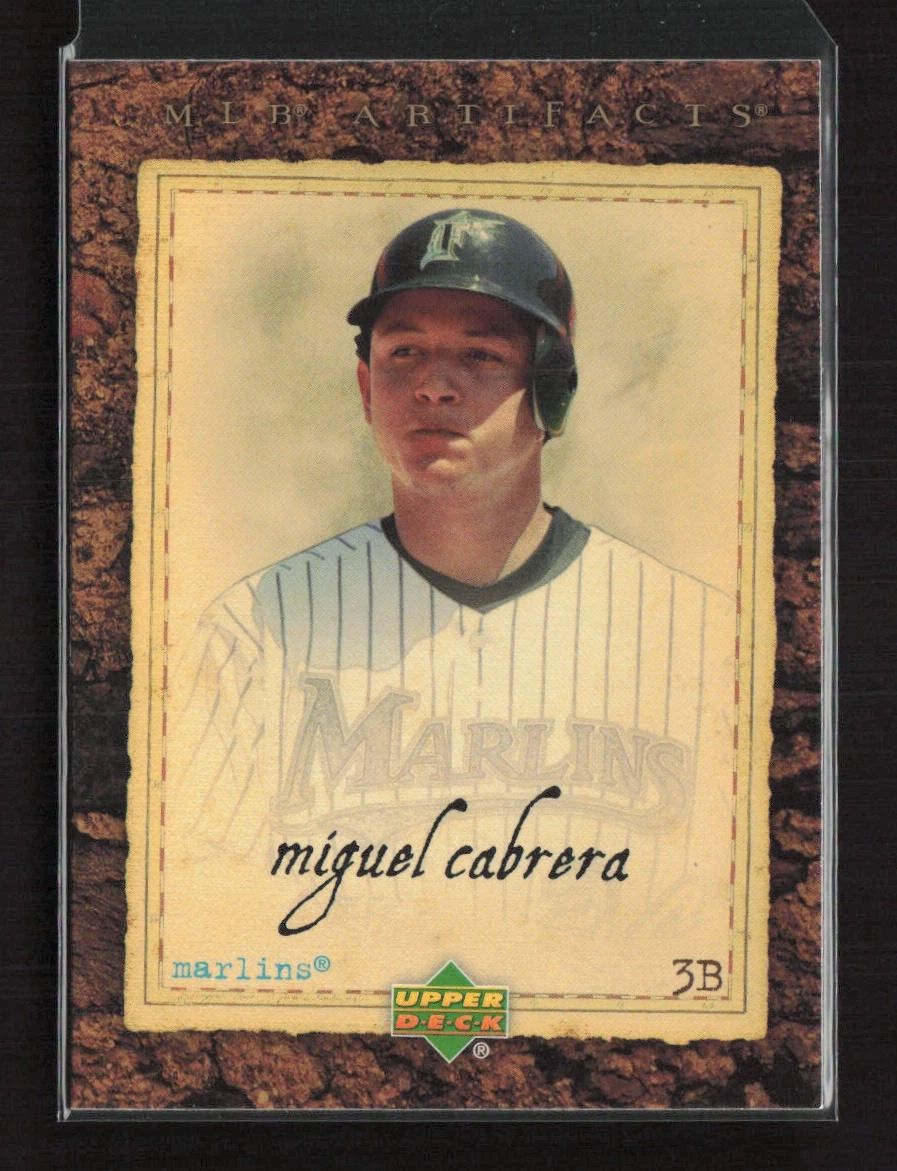 Topps Panini Card Tarjeta Cromo Barajita Miguel Cabrera Upper Deck 2007