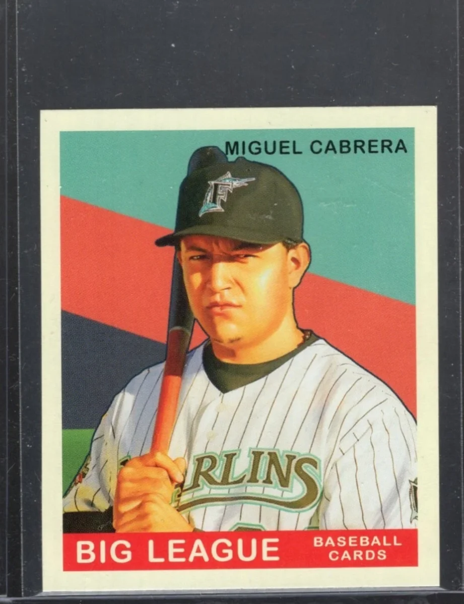 Topps Panini Card Tarjeta Cromo Barajita Miguel Cabrera Upper Deck Goudey 2007