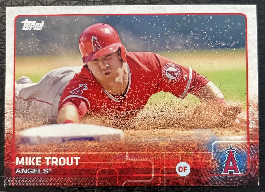 Topps Panini Card Tarjeta Cromo Barajita Mike Trout Topps 2015 Series