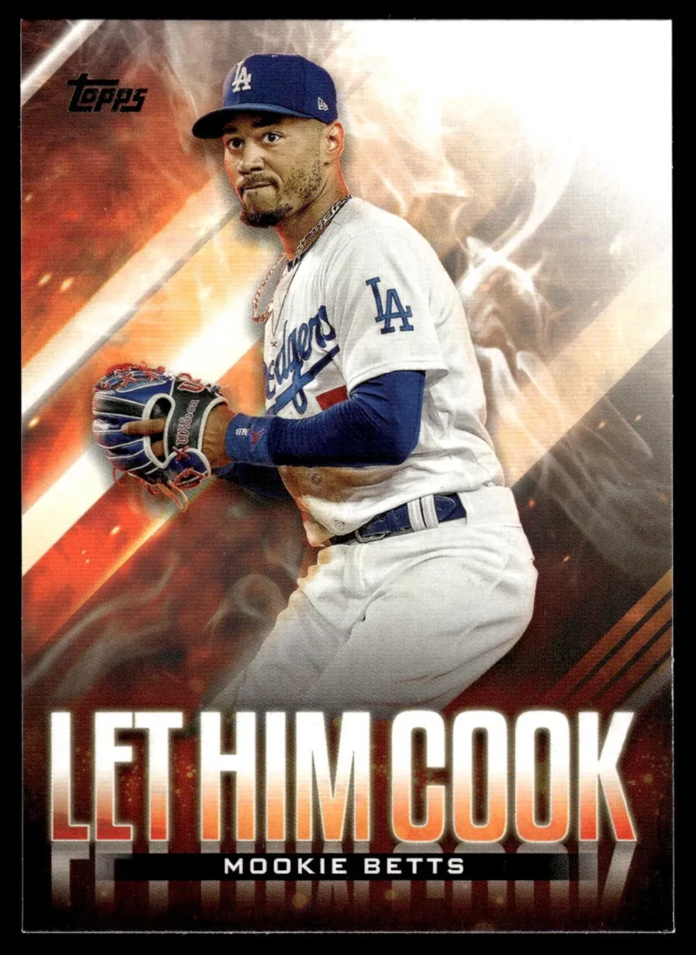 Topps Panini Card Tarjeta Cromo Barajita Mookie Betts Topps 2024 Update Let Him Cook