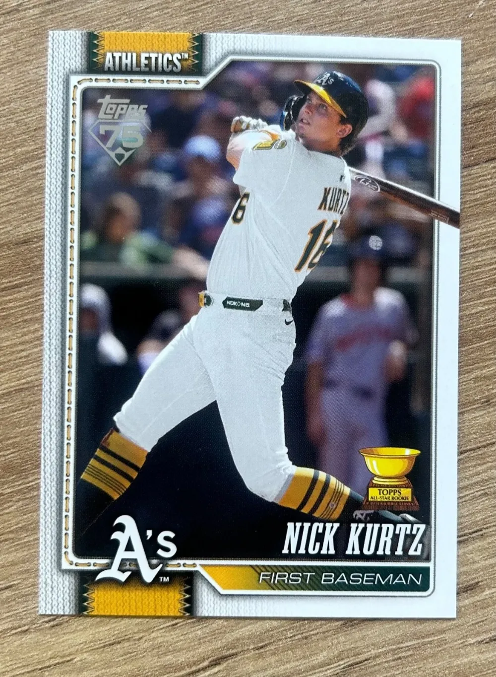 Topps Panini Card Tarjeta Cromo Barajita Nick Kurtz Topps 2026 Series Rookie Cup