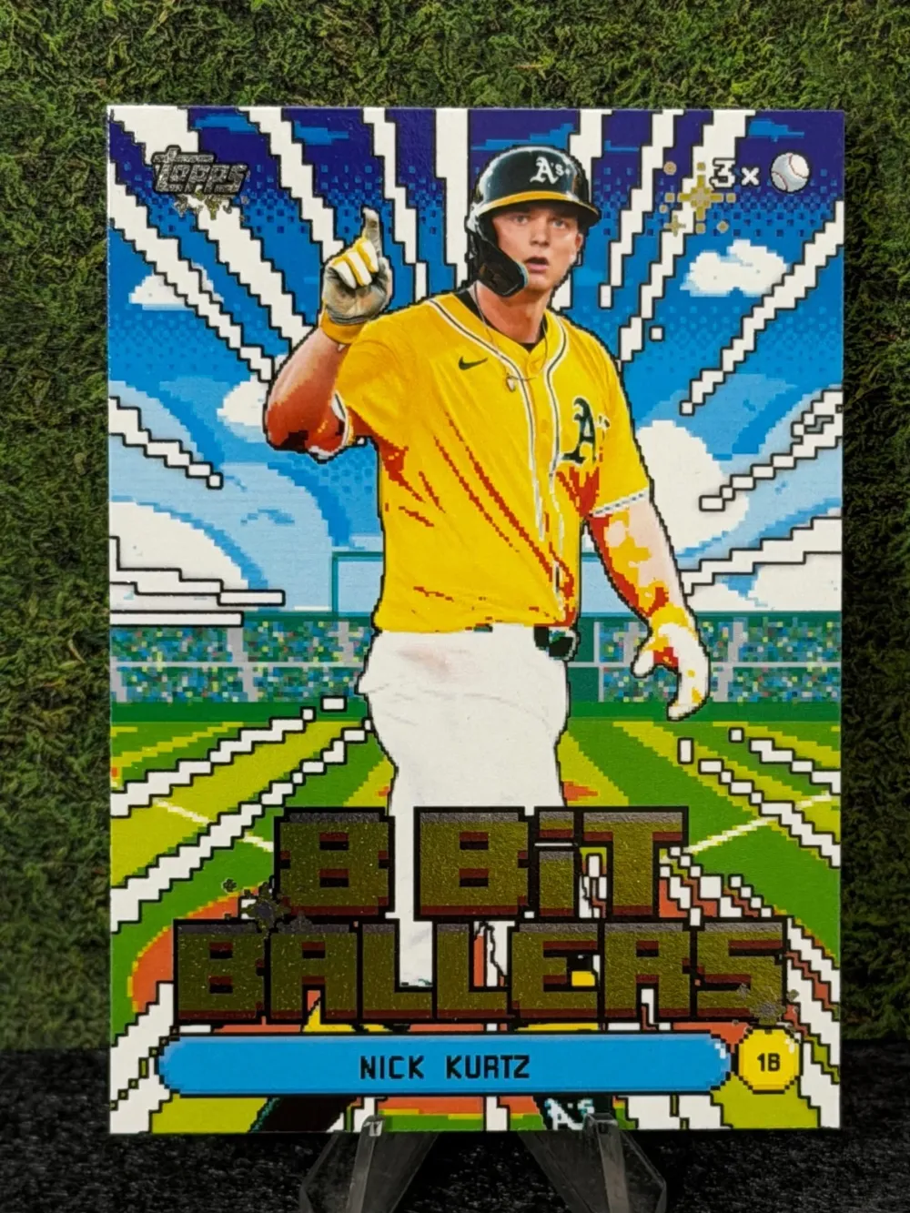 Topps Panini Card Tarjeta Cromo Barajita Nick Kurtz Topps Series 2026 8 Bit Ballers