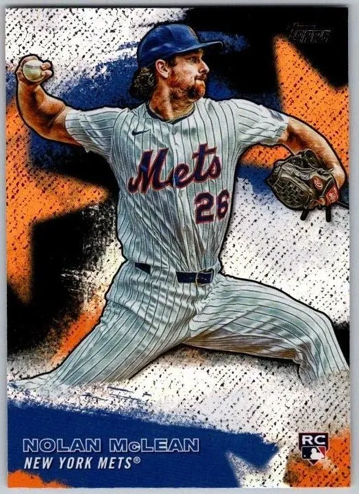 Topps Panini Card Tarjeta Cromo Barajita Nolan Mclean Topps 2026 Rookie Card RC Stars Of Mlb