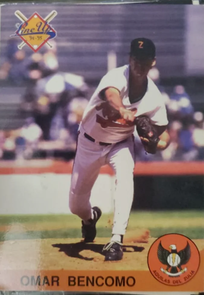Topps Panini Card Tarjeta Cromo Barajita Omar Bencomo Line Up
