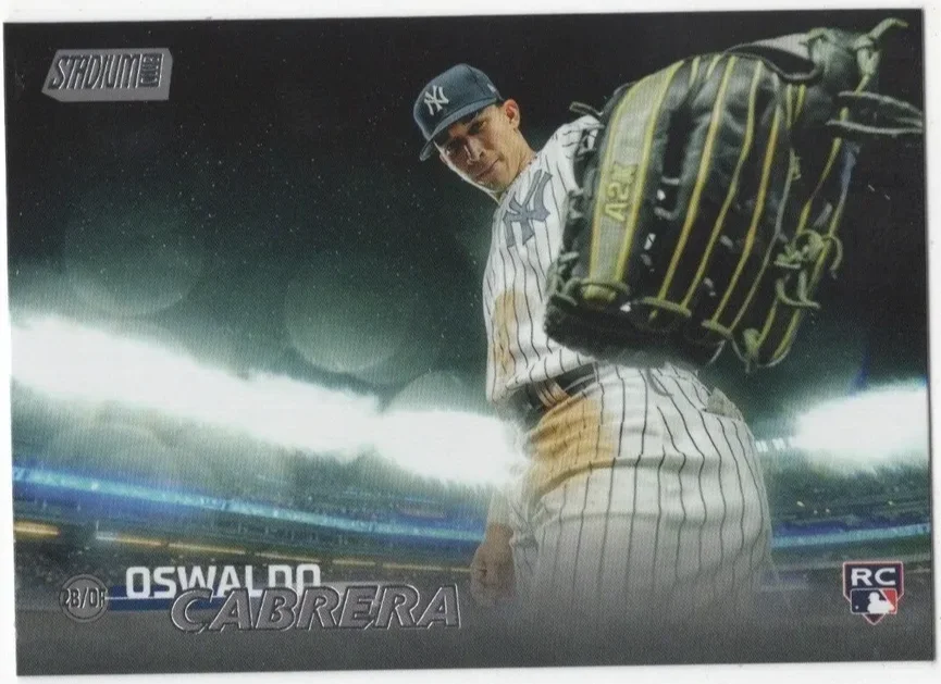 Topps Panini Card Tarjeta Cromo Barajita Oswaldo Cabrera Stadium Club 2023 . 2024 Rookie Card RC