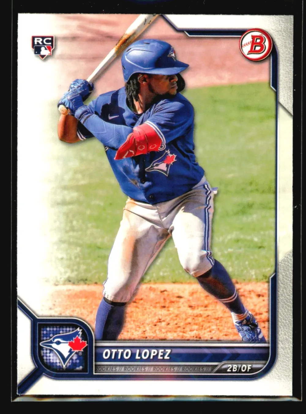 Topps Panini Card Tarjeta Cromo Barajita Otto Lopez Bowman 2022 Rookie Card RC