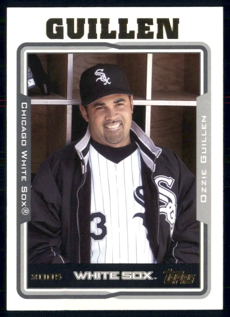 Topps Panini Card Tarjeta Cromo Barajita Ozzie Guillen Topps 2005