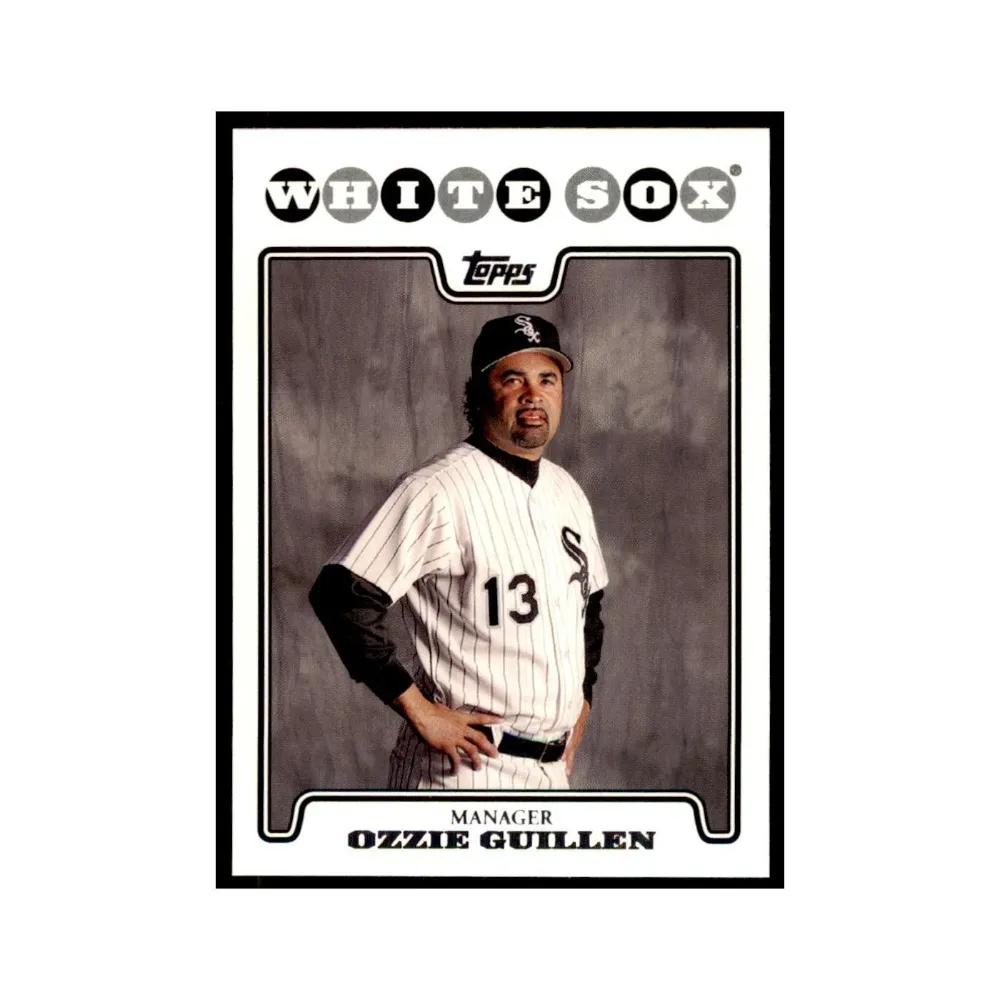 Topps Panini Card Tarjeta Cromo Barajita Ozzie Guillen Topps 2008 Manager
