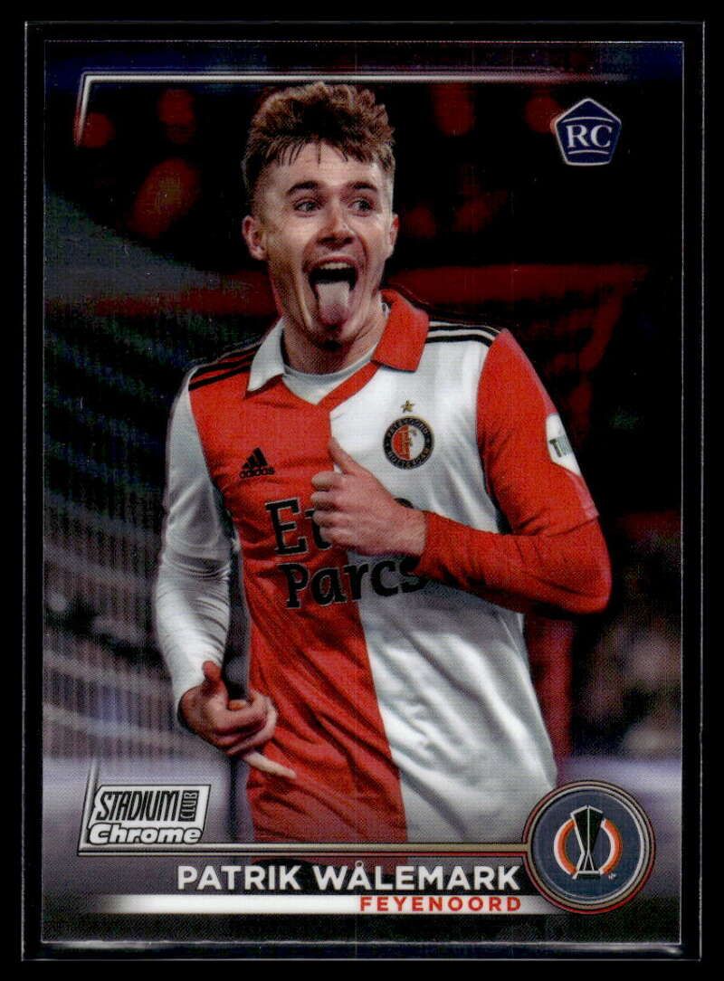 Topps Panini Card Tarjeta Cromo Barajita Patrick Walemark Topps Stadium Club 2022-2023 Cromo Rookie Card RC (Futbol)