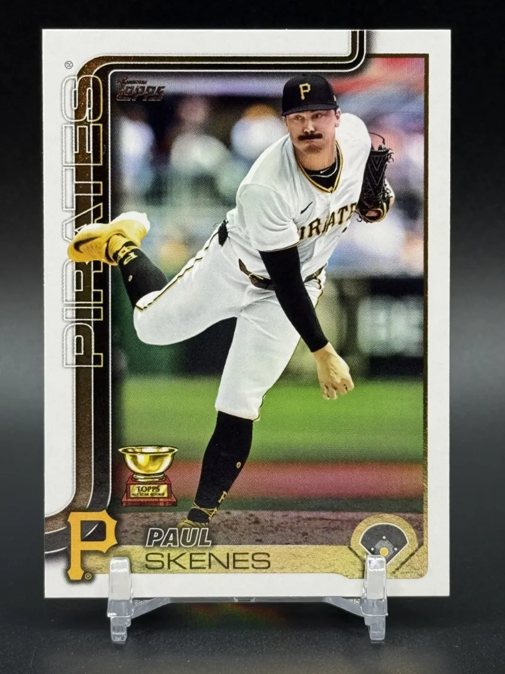 Topps Panini Card Tarjeta Cromo Barajita Paul Skenes Topps 2025 Series Rookie Cup