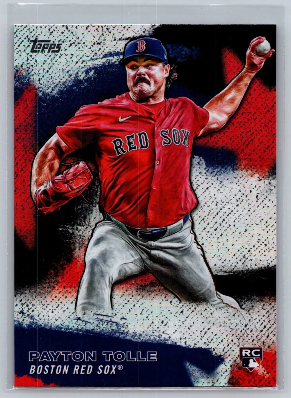 Topps Panini Card Tarjeta Cromo Barajita Payton Tolle Topps 2026 Rookie Card RC Stars Of Mlb Crackle Foil