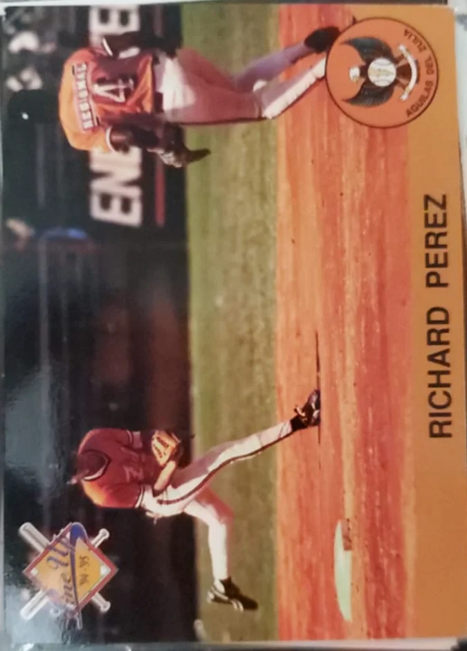 Topps Panini Card Tarjeta Cromo Barajita Richard Perez Line Up