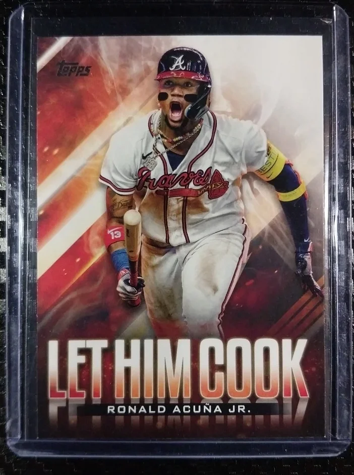 Topps Panini Card Tarjeta Cromo Barajita Ronald Acuña Jr. Topps 2024