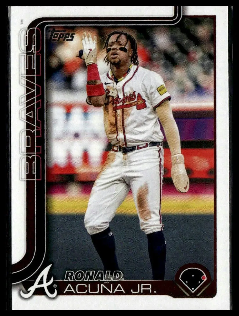 Topps Panini Card Tarjeta Cromo Barajita Ronald Acuña Jr. Topps 2025