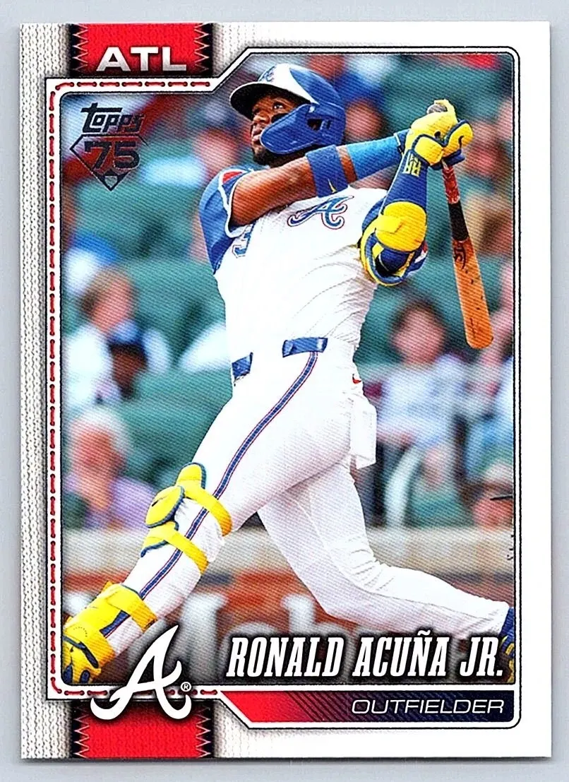 Topps Panini Card Tarjeta Cromo Barajita Ronald Acuña Jr. Topps 2026 Series