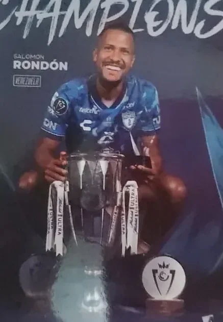 Topps Panini Card Tarjeta Cromo Barajita Salomon Rondon Apitz La Champions Numerada /18 (Futbol)
