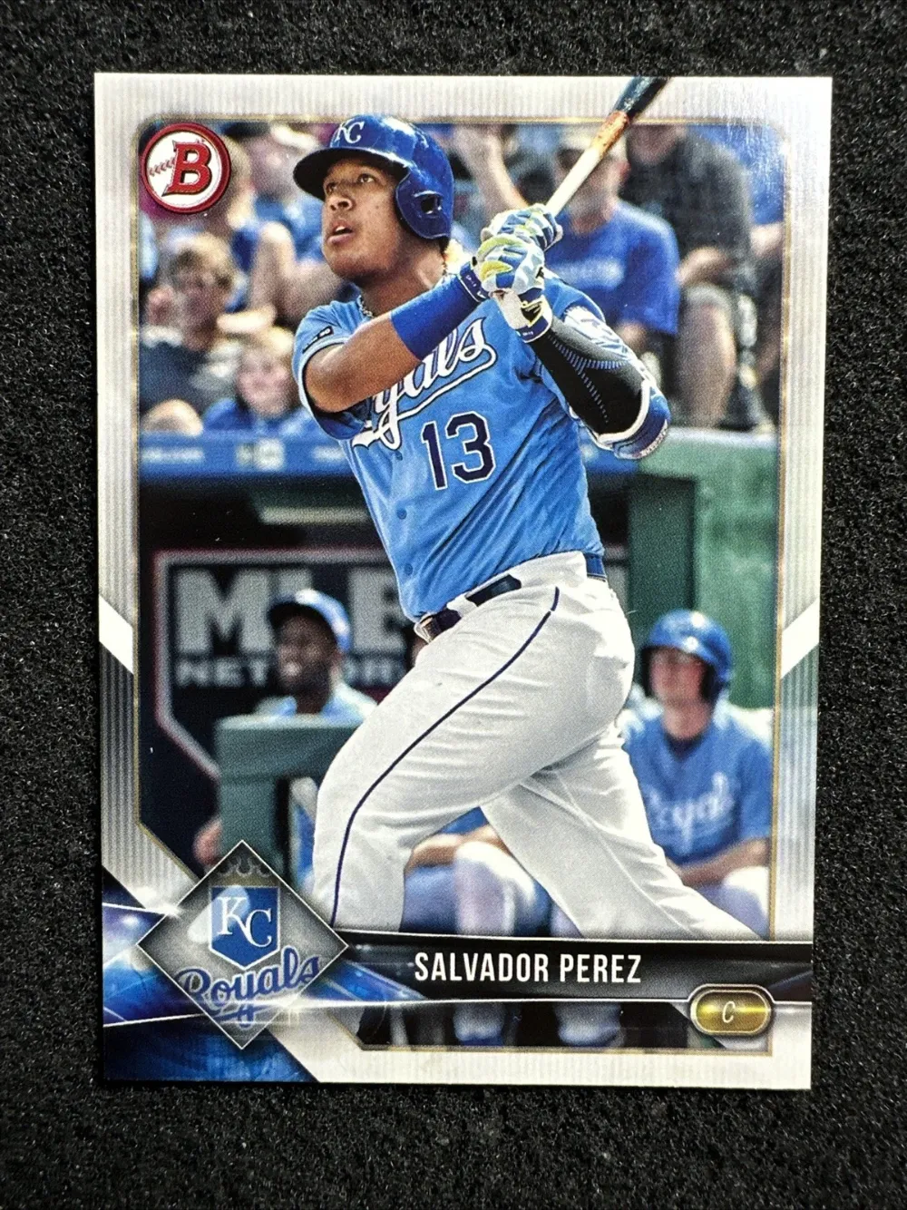 Topps Panini Card Tarjeta Cromo Barajita Salvador Perez Bowman 2018