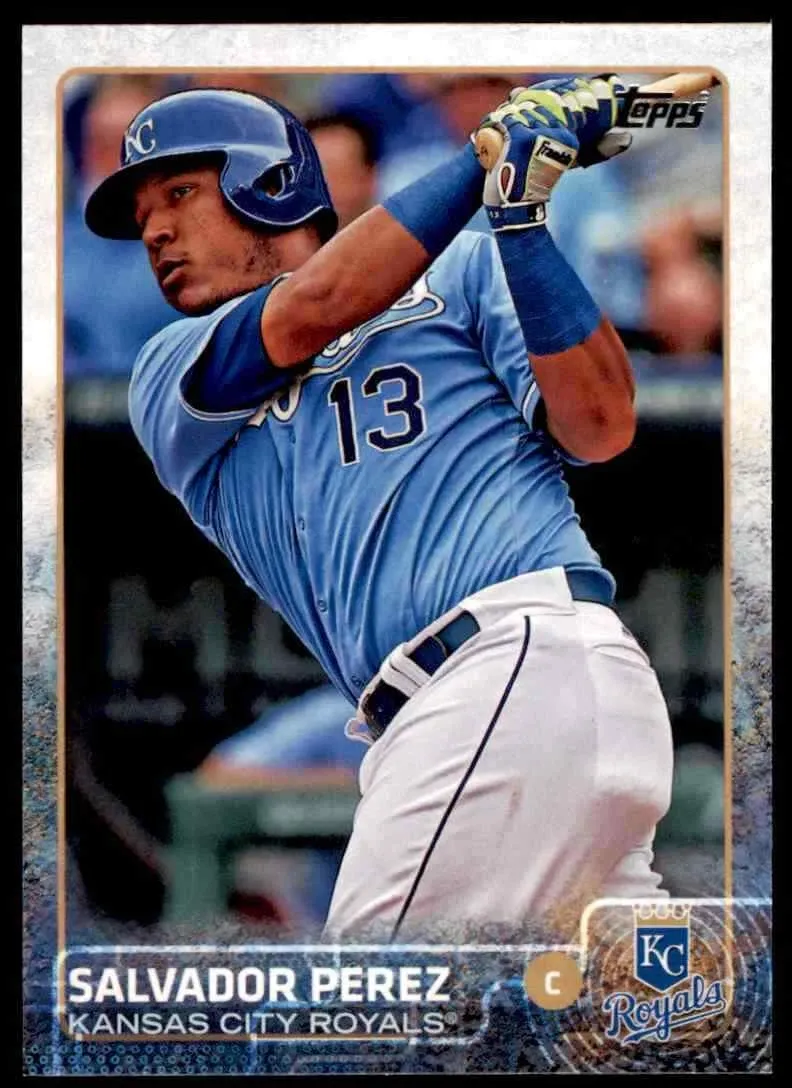 Topps Panini Card Tarjeta Cromo Barajita Salvador Perez Topps 2015 Series