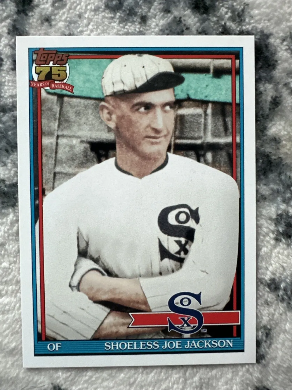 Topps Panini Card Tarjeta Cromo Barajita Shoeless Joe Jackson Topps 2026 Series Anniversary