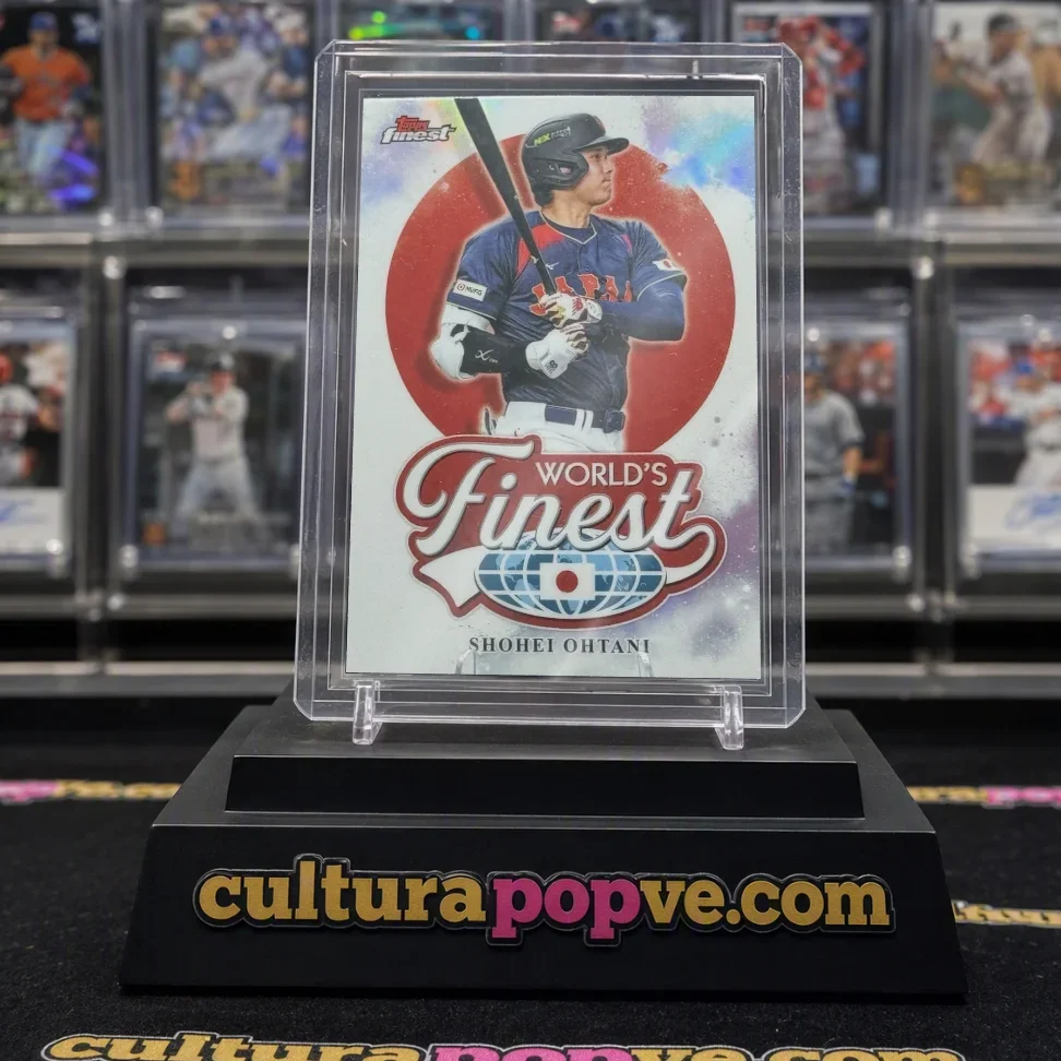 Topps Panini Card Tarjeta Cromo Barajita Shohei Ohtani Topps 2026 Cromo WBC Worlds Finest Clasico Mundial de Beisbol WBC