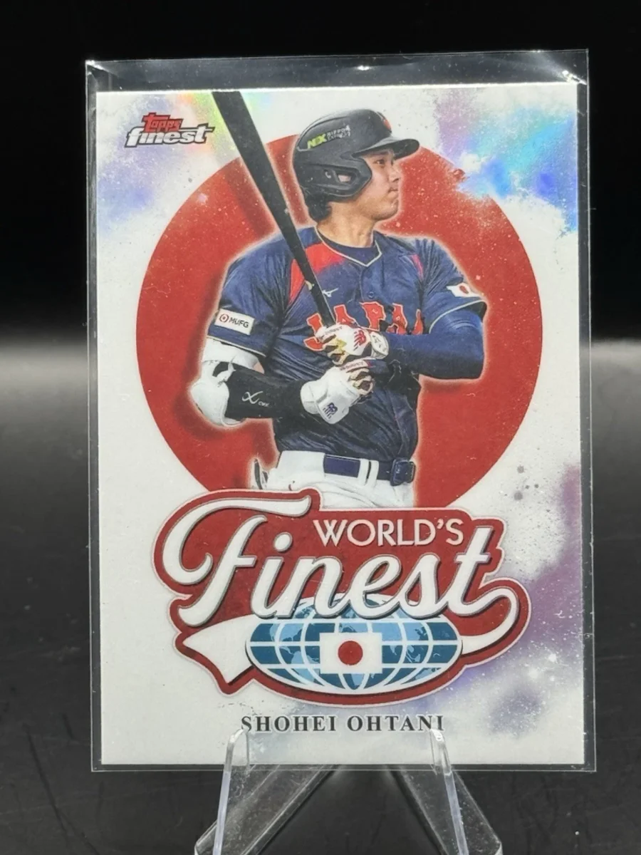 Topps Panini Card Tarjeta Cromo Barajita Shohei Ohtani Topps 2026 Cromo WBC Worlds Finest Clasico Mundial de Beisbol WBC