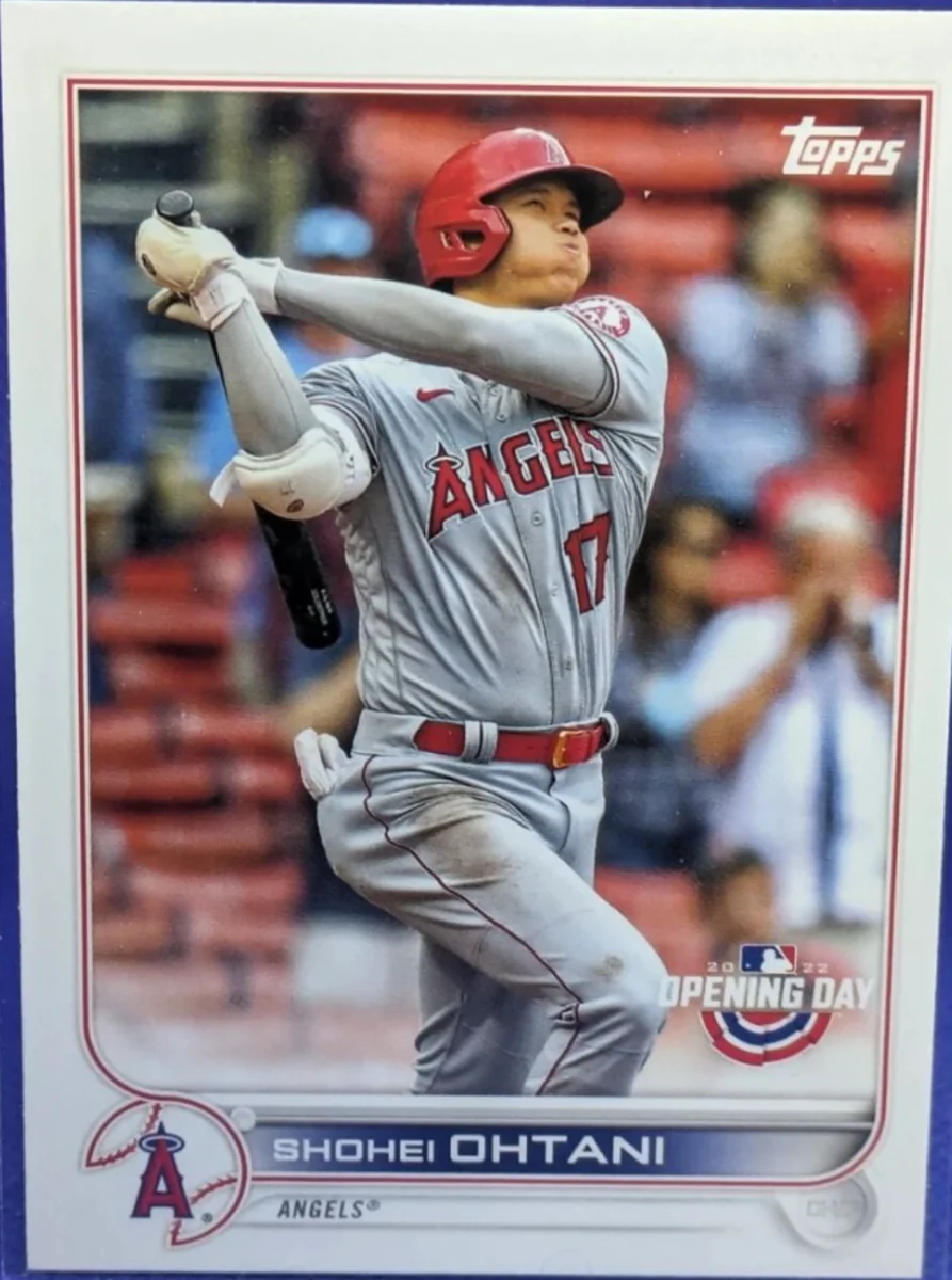 Topps Panini Card Tarjeta Cromo Barajita Shohei Ohtani Topps Opening Day 2022