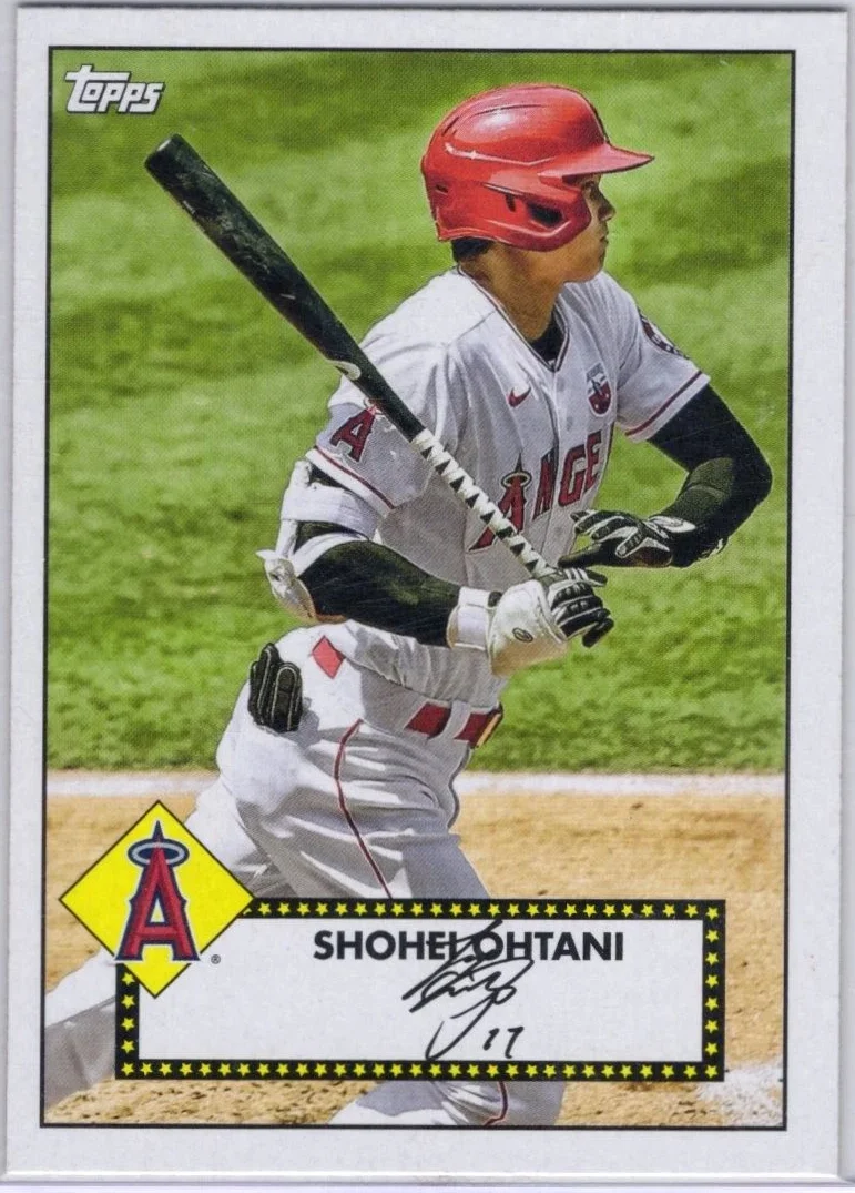 Topps Panini Card Tarjeta Cromo Barajita Shohei Ohtani Topps Reddux 2021