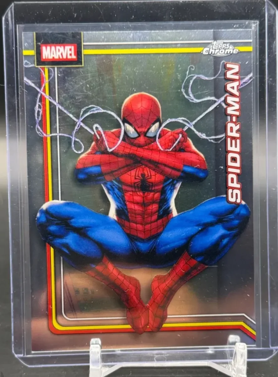Topps Panini Card Tarjeta Cromo Barajita Spider-man Topps 2026 Chrome Marvel Comics