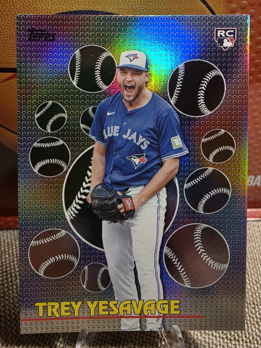 Topps Panini Card Tarjeta Cromo Barajita Trey Yesavage Topps 2026 Series Rookie Card RC Titans Of The Game