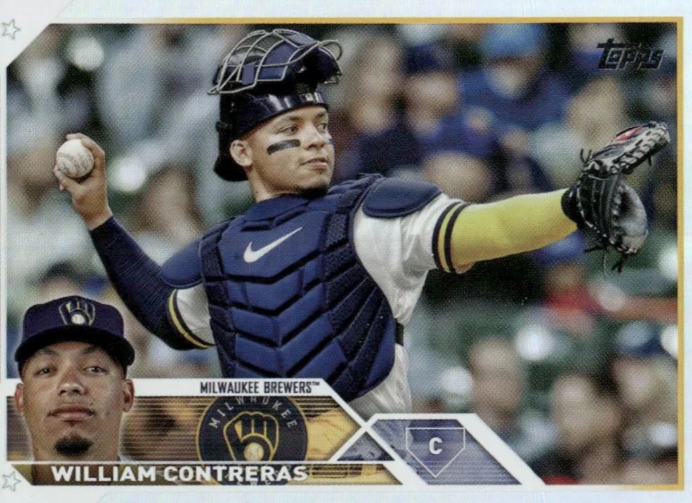 Topps Panini Card Tarjeta Cromo Barajita William Contreras Topps Update 2023