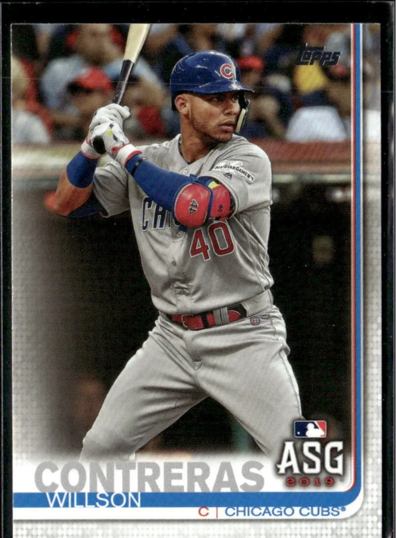 Topps Panini Card Tarjeta Cromo Barajita Willson Contreras 2019 Topps Update All Star Game ASG