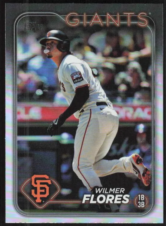 Topps Panini Card Tarjeta Cromo Barajita Wilmer Flores Topps Series One 2024