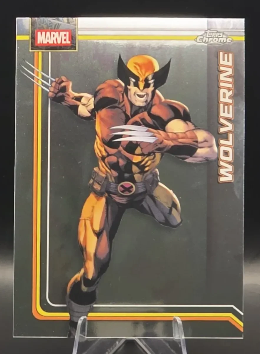 Topps Panini Card Tarjeta Cromo Barajita Wolverine Topps 2026 Chrome Marvel Comics